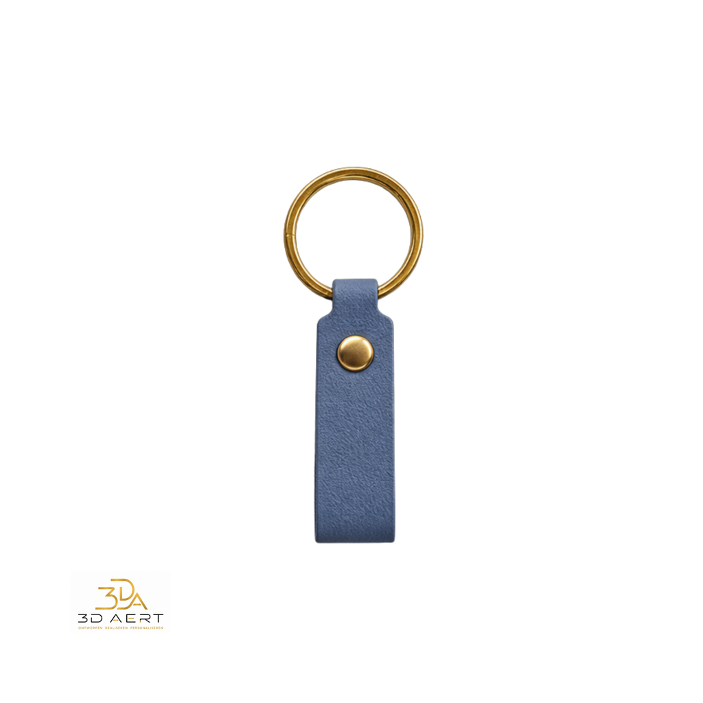 Gepersonaliseerde sleutelhanger S (Blauw)
