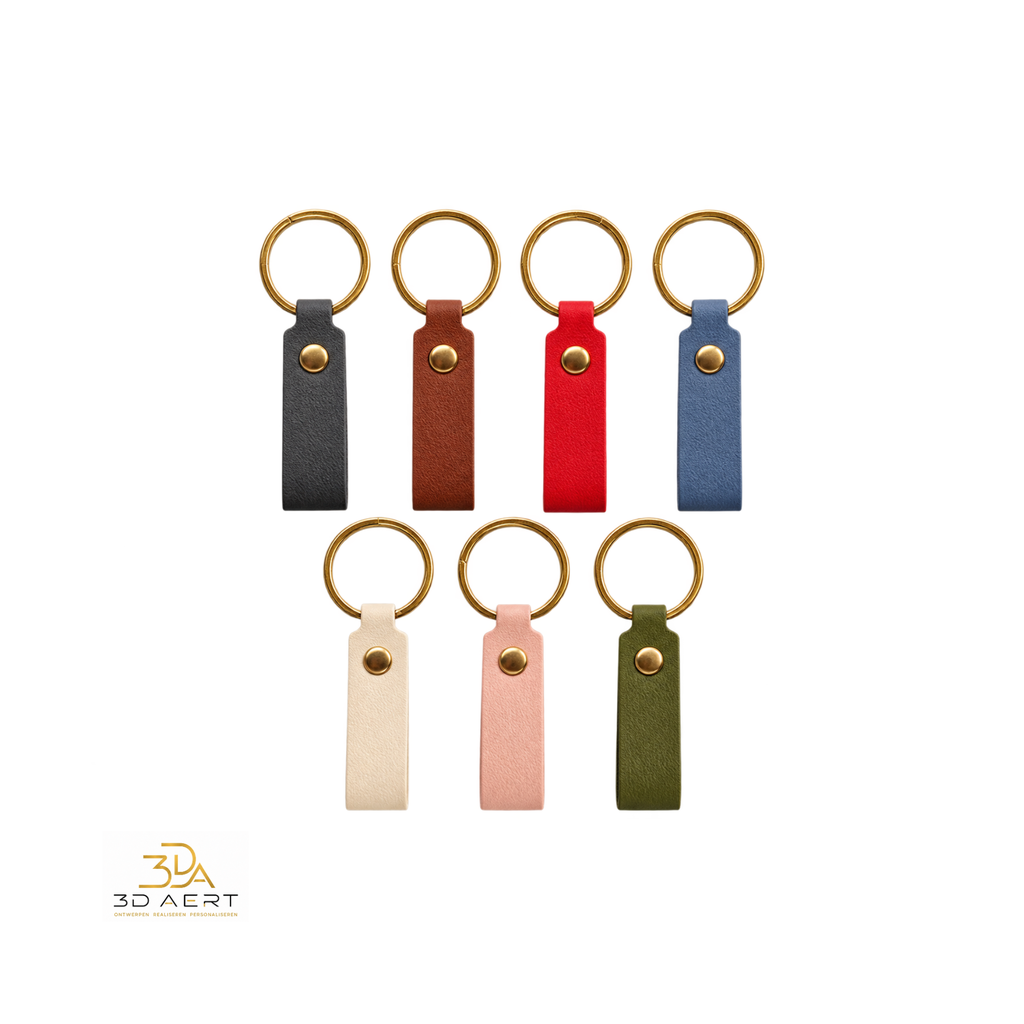 Gepersonaliseerde sleutelhanger klein (Blauw)