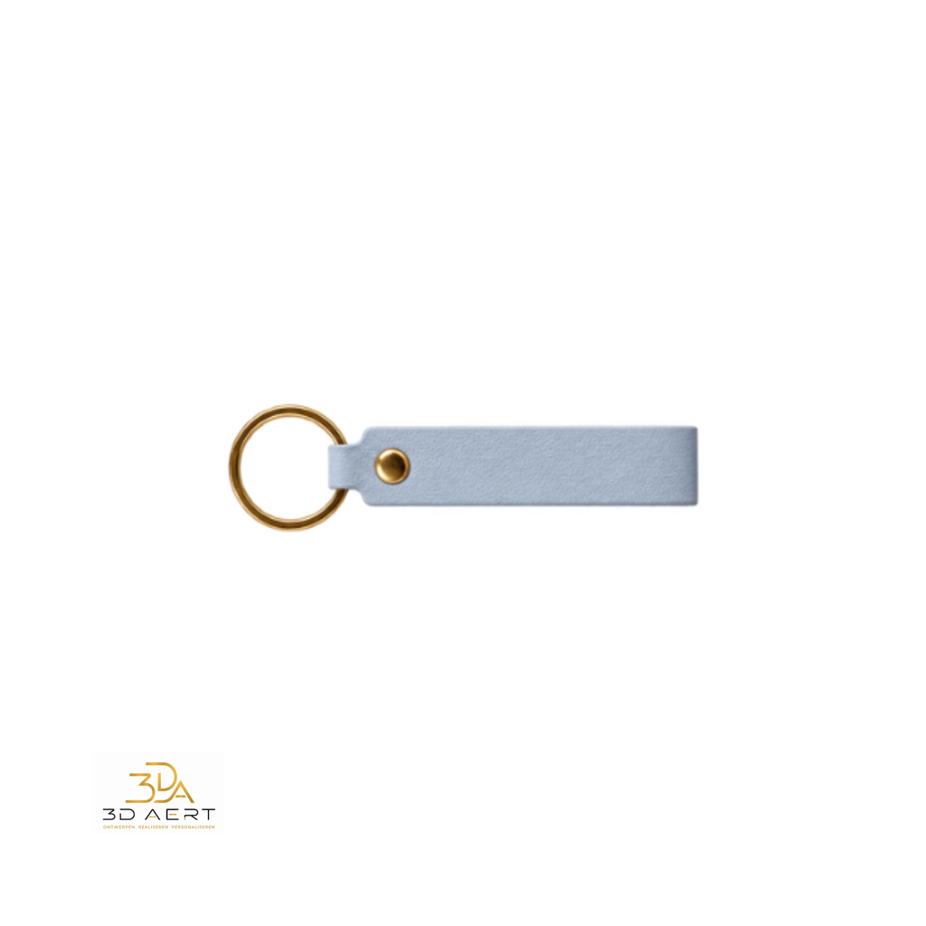 Gepersonaliseerde sleutelhanger L (Blauw)