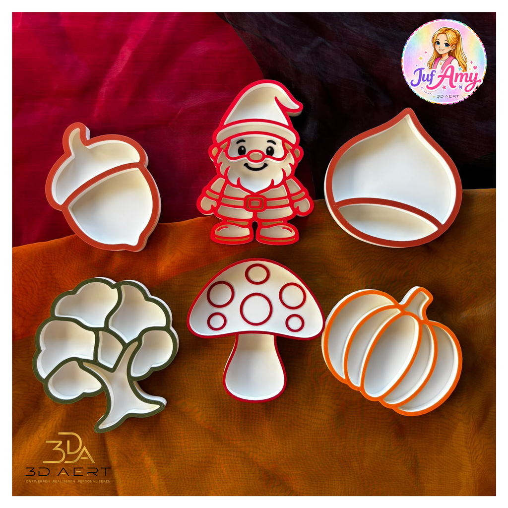 Set vulvormen accessoires (Thema Herfst)